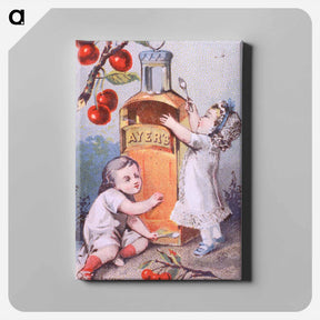 アートパネル-Ayer's Cherry Pectoral: Cures Colds, Coughs & All Diseases of the Throat and Lungs
 - 国立医学図書館 Canvas.