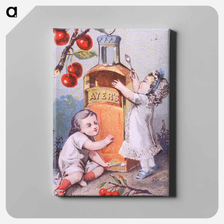 アートパネル-Ayer's Cherry Pectoral: Cures Colds, Coughs & All Diseases of the Throat and Lungs
 - 国立医学図書館 Canvas.