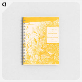 アートメモ帳-Catalogusomslag met pad en libelle - テオ ヴァン ホイテマ Memo.