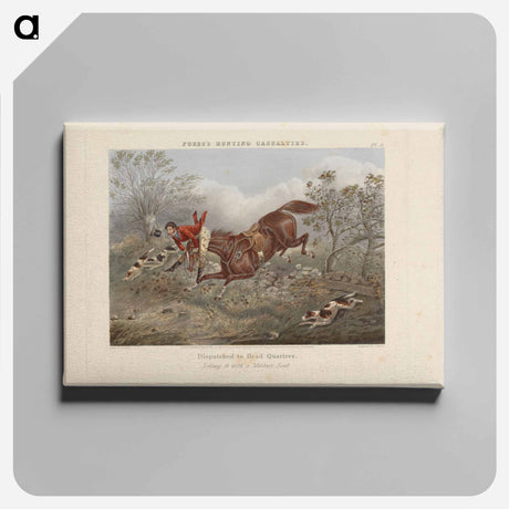 アートパネル-Fox Hunting: Fores's Hunting Casualties - Dispatched to Head Quarters
 - イェール大学アートギャラリー Canvas.