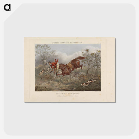 アートポストカード-Fox Hunting: Fores's Hunting Casualties - Dispatched to Head Quarters
 - イェール大学アートギャラリー Postcard.