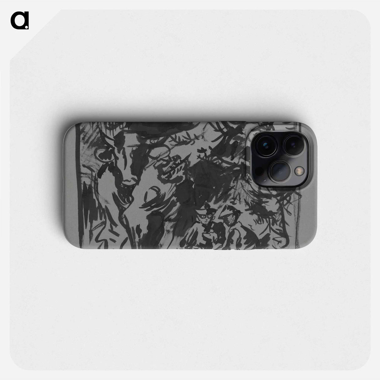 Two seated herdsmen - アーノルド ピーター ワイズ クビンチャン Phone Case.
