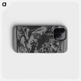 Two seated herdsmen - アーノルド ピーター ワイズ クビンチャン Phone Case.