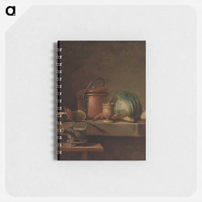 アートメモ帳-Still Life with Copper Pot, Cabbage, Pestle, and Stove
 - バーンズ・コレクション Memo.