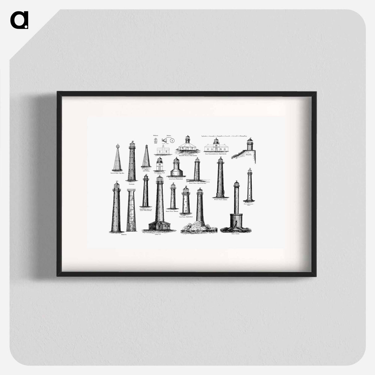 アートポスター-Lighthouse Collection
 - 大英図書館 Poster.