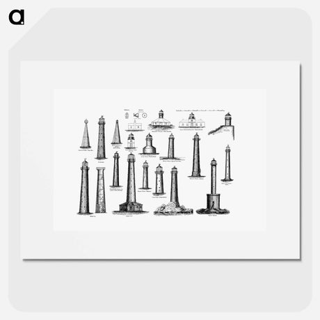 アートポスター-Lighthouse Collection
 - 大英図書館 Poster.