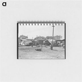 アートメモ帳-Housing for migratory cotton workers - ドロテア ラング Memo.