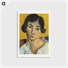 アートポストカード-Tête De Femme Penchée (Lorette) - アンリ マティス Postcard.