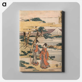 アートパネル-Kohtaus tarinasta kanadehon chushingura (uskolliset vasallit) - 葛飾 北斎 Canvas.