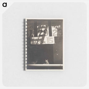 アートメモ帳-Store Sign Above Two Cats
 - セントルイス美術館 Memo.