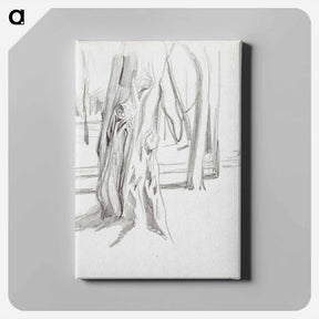 アートパネル-(unknown) part of a sketchbook - アルバート エーデルフェルト Canvas.