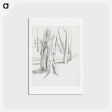 アートポストカード-(unknown) part of a sketchbook - アルバート エーデルフェルト Postcard.