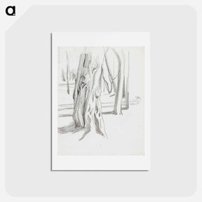 アートポストカード-(unknown) part of a sketchbook - アルバート エーデルフェルト Postcard.