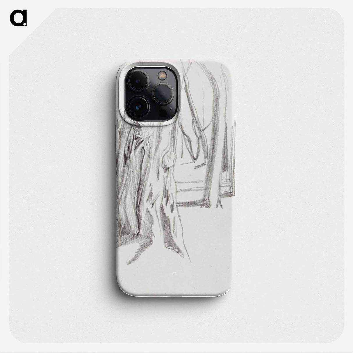 (unknown) part of a sketchbook - アルバート エーデルフェルト Phone Case.