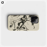 Sketchbook 22 seated figure - アーノルド ピーター ワイズ クビンチャン Phone Case.