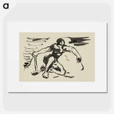 Sketchbook 22 seated figure - アーノルド ピーター ワイズ クビンチャン Poster.