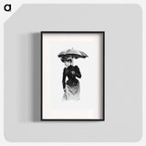 アートポスター-Woman with Umbrella, Verdens Storbyer
 - 大英図書館 Poster.