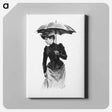 アートパネル-Woman with Umbrella, Verdens Storbyer
 - 大英図書館 Canvas.