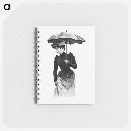 アートメモ帳-Woman with Umbrella, Verdens Storbyer
 - 大英図書館 Memo.