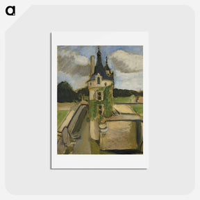 アートポストカード-Lla Tour De Chenonceaux - アンリ マティス Postcard.