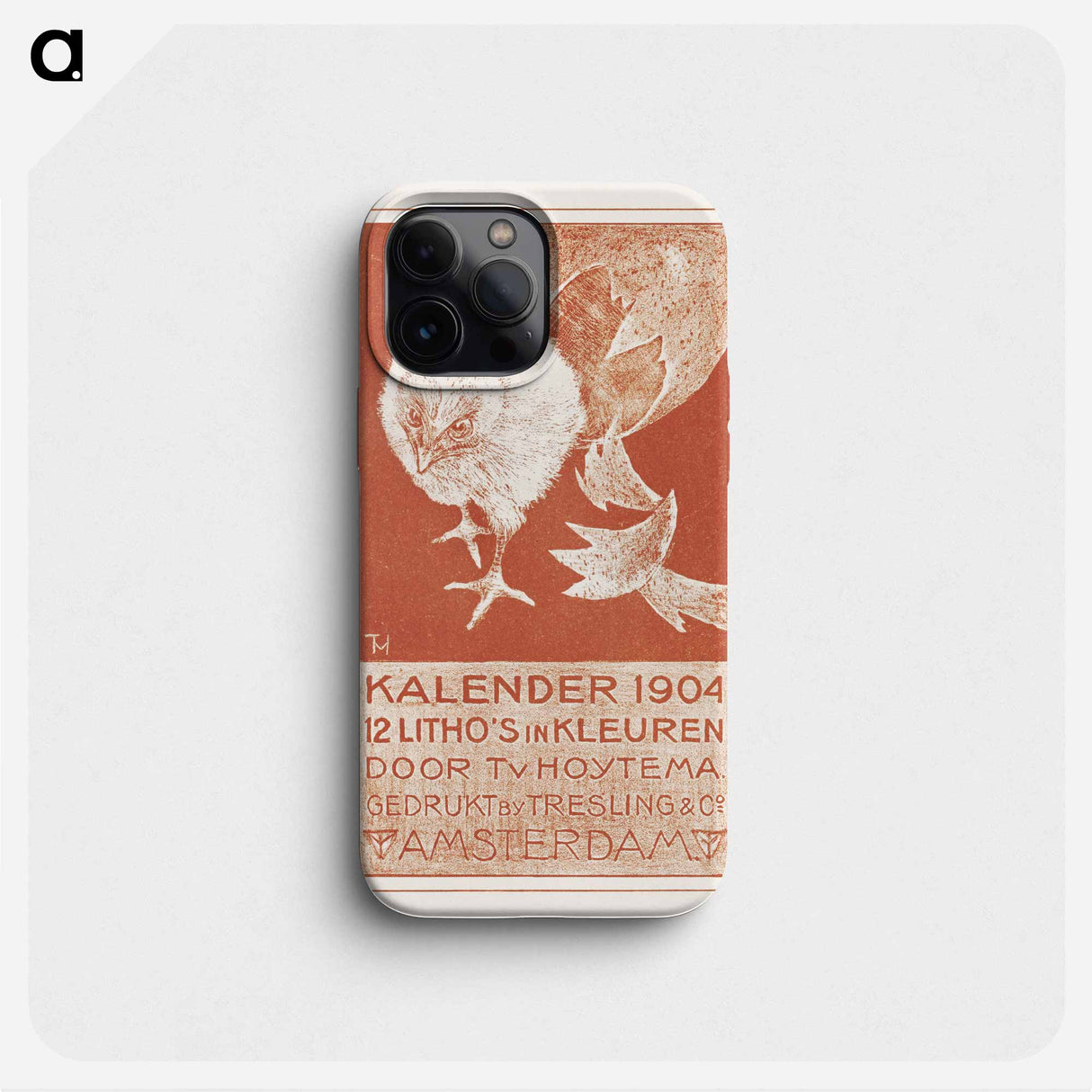 Aankondiging voor kalender 1904 - テオ ヴァン ホイテマ Phone Case.