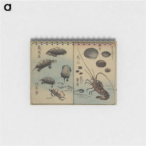 アートメモ帳-Picture Book for the Practice of Drawing Fish
 - 歌川 広重 Memo.