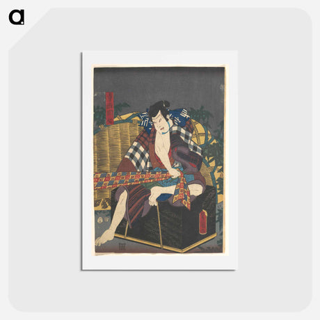 アートポストカード-Utagawa Kunisada Print
 - 歌川 国貞 Postcard.