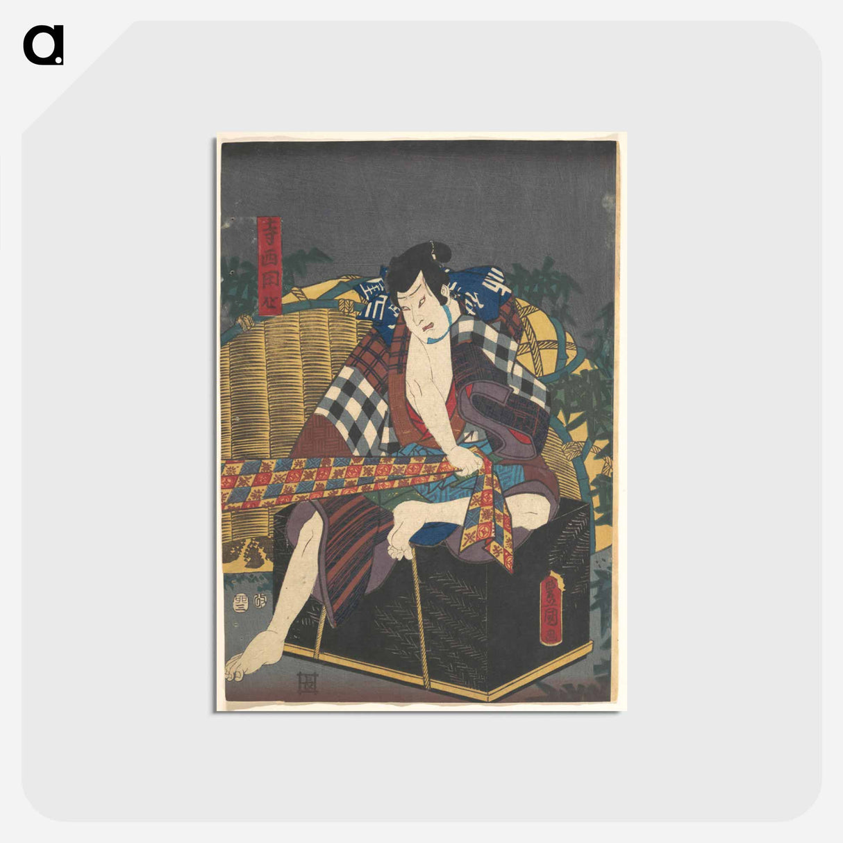 アートポストカード-Utagawa Kunisada Print
 - 歌川 国貞 Postcard.