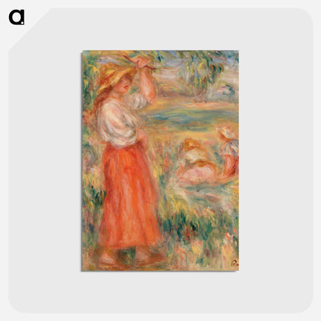 アートポストカード-Women in the Fields
 - バーンズ・コレクション Postcard.