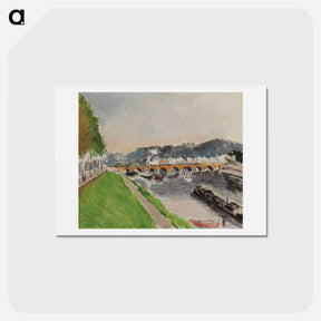 アートポストカード-Le Pont De Sèvres Au Chaland - アンリ マティス Postcard.