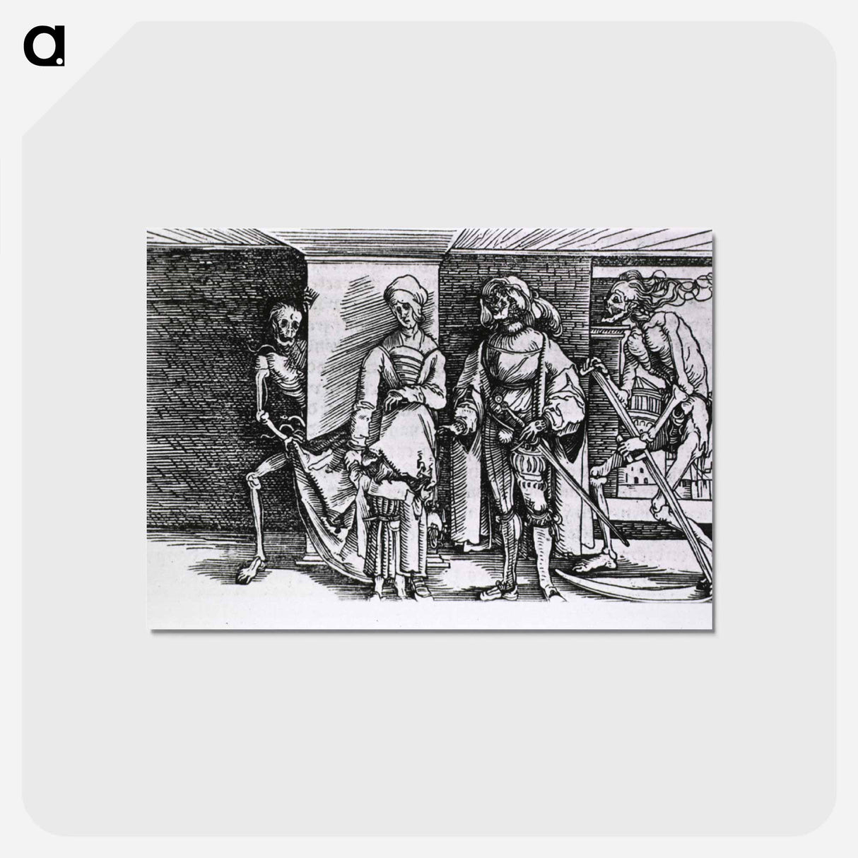 アートポストカード-Dance of Death
 - 国立医学図書館 Postcard.