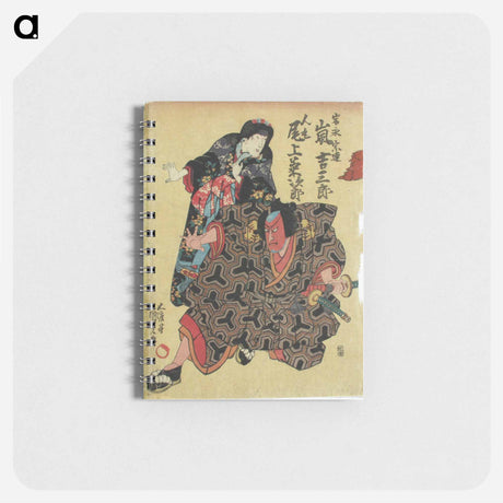 アートメモ帳-Actors Arashi Kichisaburo III and Onoe Kikujiro in the Play Dan-no-Ura Kabuto Gunki
 - 歌川 国貞 Memo.