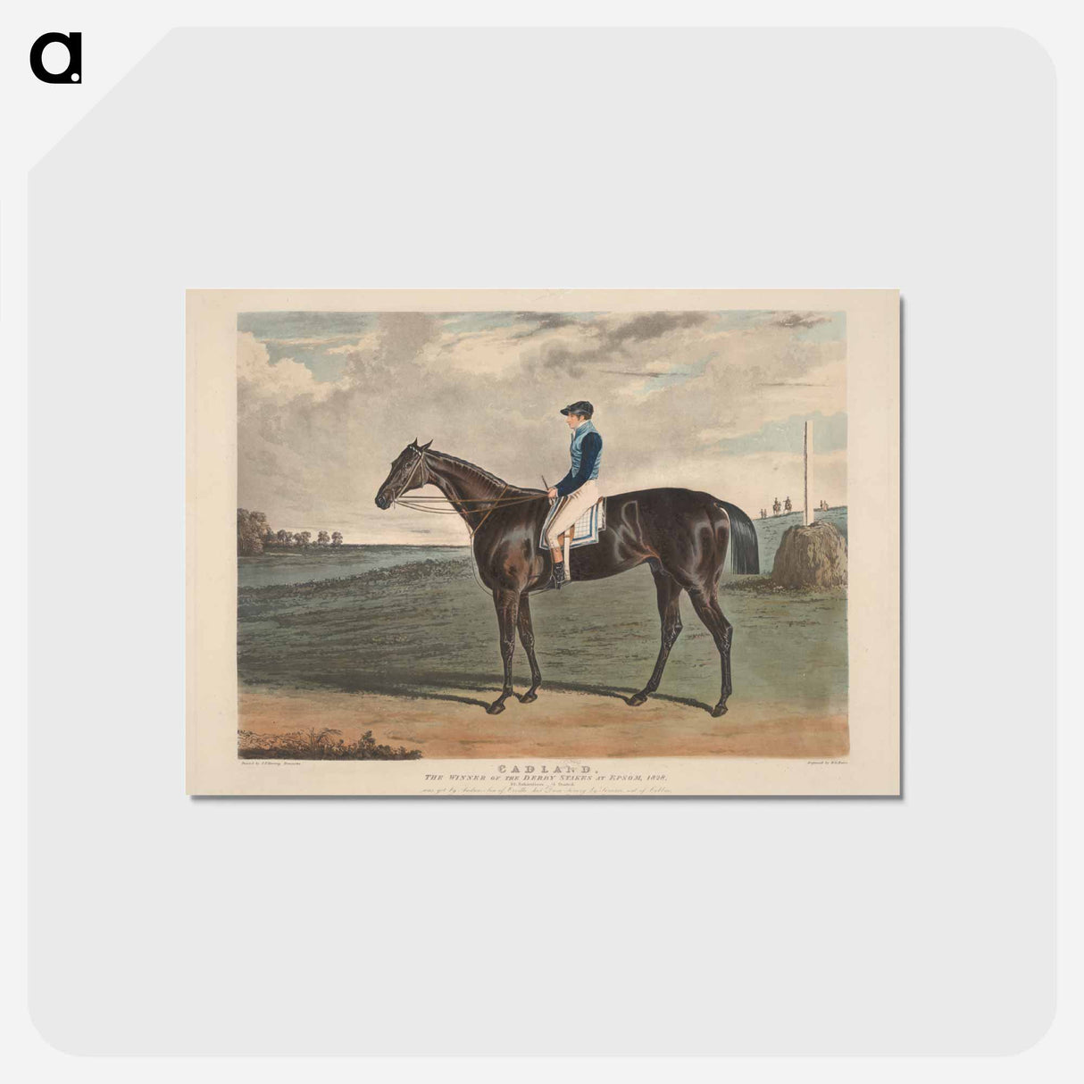 アートポストカード-Cadland, the Winner of the Derby Stakes at Epsom
 - イェール大学アートギャラリー Postcard.