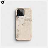 (unknown) - アルバート エーデルフェルト Phone Case.