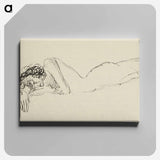 Sketchbook 22 lying woman - アーノルド ピーター ワイズ クビンチャン Canvas.