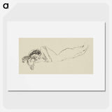 Sketchbook 22 lying woman - アーノルド ピーター ワイズ クビンチャン Poster.