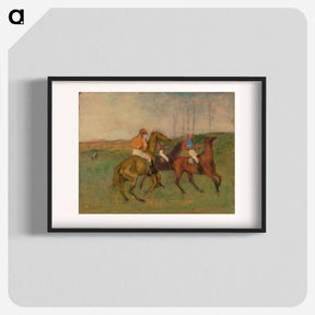 アートポスター-Jockeys and Race Horses
 - バーンズ・コレクション Poster.