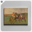 アートパネル-Jockeys and Race Horses
 - バーンズ・コレクション Canvas.