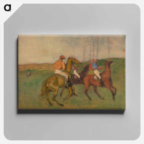 アートパネル-Jockeys and Race Horses
 - バーンズ・コレクション Canvas.