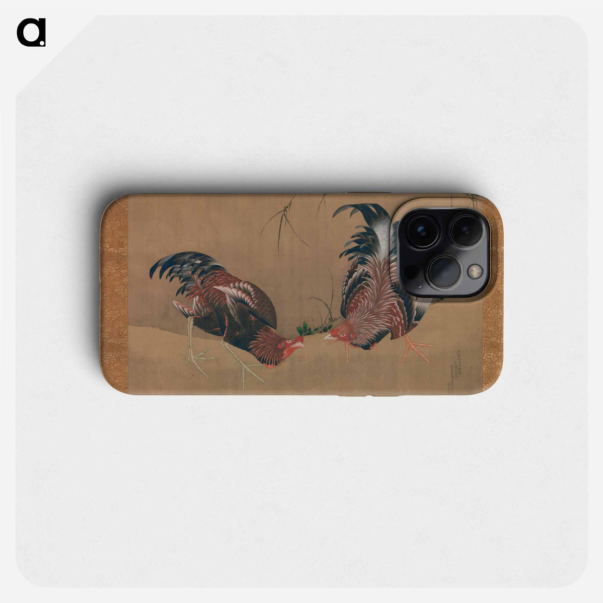 Gamecocks - 葛飾 北斎 Phone Case.