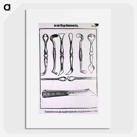 アートポスター-Surgical Instruments for Ophthalmic Procedures
 - 国立医学図書館 Poster.
