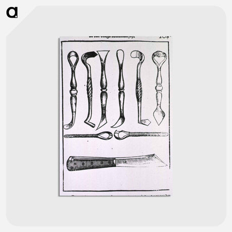 アートポストカード-Surgical Instruments for Ophthalmic Procedures
 - 国立医学図書館 Postcard.