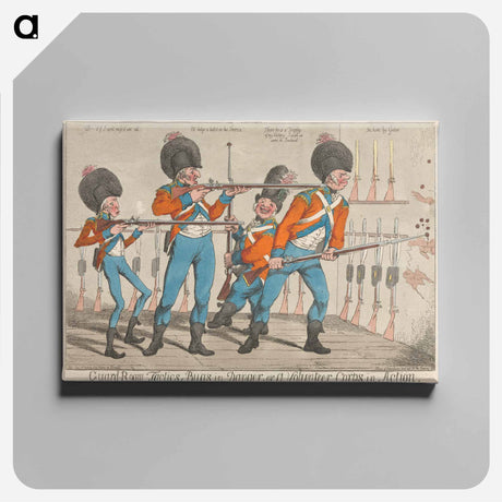 アートパネル-Guard-Room Tactics; Bugs in Danger; or a Volunteer Corps in Action
 - イェール大学アートギャラリー Canvas.