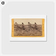 アートポストカード-A Modoc Warrior on the War Path
 - エドワード マイブリッジ Postcard.