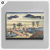 アートパネル-Thirty-six Views of Mount Fuji - 葛飾 北斎 Canvas.