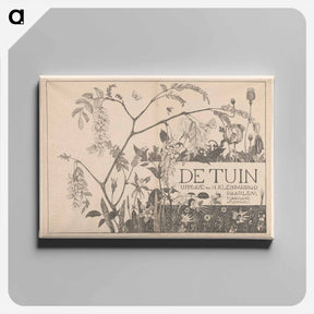 アートパネル-Omslag voor het tijdschrift 'De Tuin' - テオ ヴァン ホイテマ Canvas.