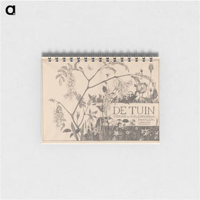 アートメモ帳-Omslag voor het tijdschrift 'De Tuin' - テオ ヴァン ホイテマ Memo.