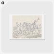 アートポストカード-Scraps, No. 26: Hunting - The Kill, Fox About to be Thrown to the Hounds
 - イェール大学アートギャラリー Postcard.