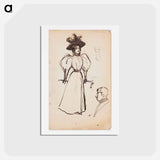 アートポストカード-(unknown) part of a sketchbook - アルバート エーデルフェルト Postcard.
