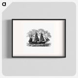 アートポスター-European Ship Engraving
 - 大英図書館 Poster.